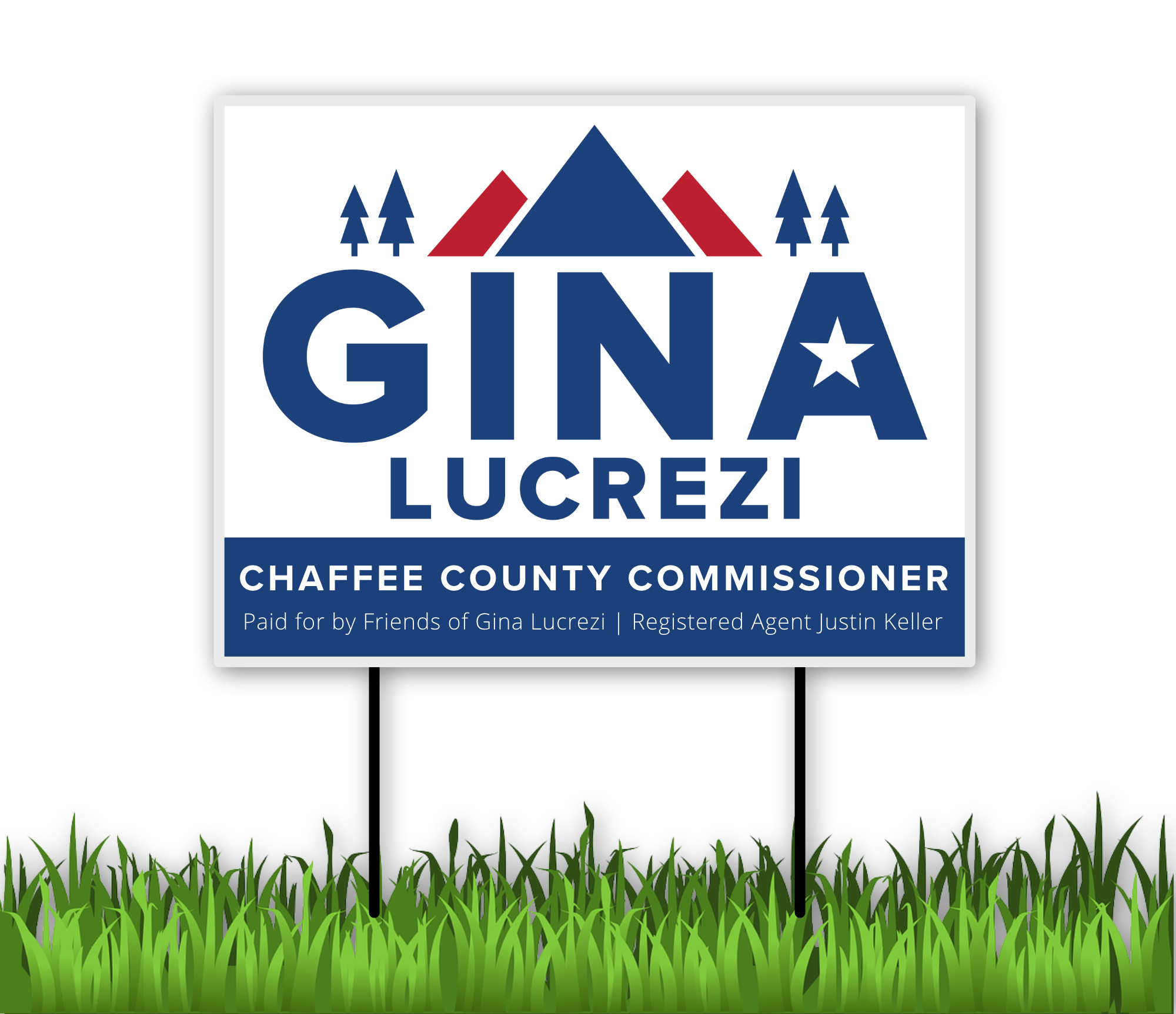 Yard Sign - Gina for Chaffee